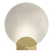 Hubbardton Forge - One Light Wall Sconce - Callisto - Modern Brass- Union Lighting Luminaires Decor