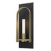 Hubbardton Forge - One Light Wall Sconce - Triomphe - Black- Union Lighting Luminaires Decor