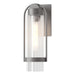 Hubbardton Forge - One Light Outdoor Wall Sconce - Alcove - Coastal Burnished Steel- Union Lighting Luminaires Decor