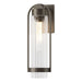 Hubbardton Forge - One Light Outdoor Wall Sconce - Alcove - Coastal Dark Smoke- Union Lighting Luminaires Decor