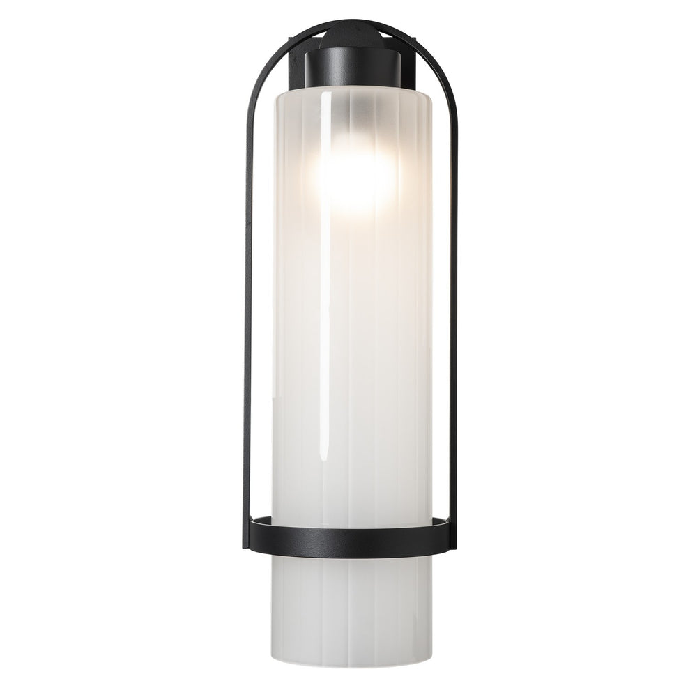 Hubbardton Forge - One Light Outdoor Wall Sconce - Alcove - Coastal Black- Union Lighting Luminaires Decor