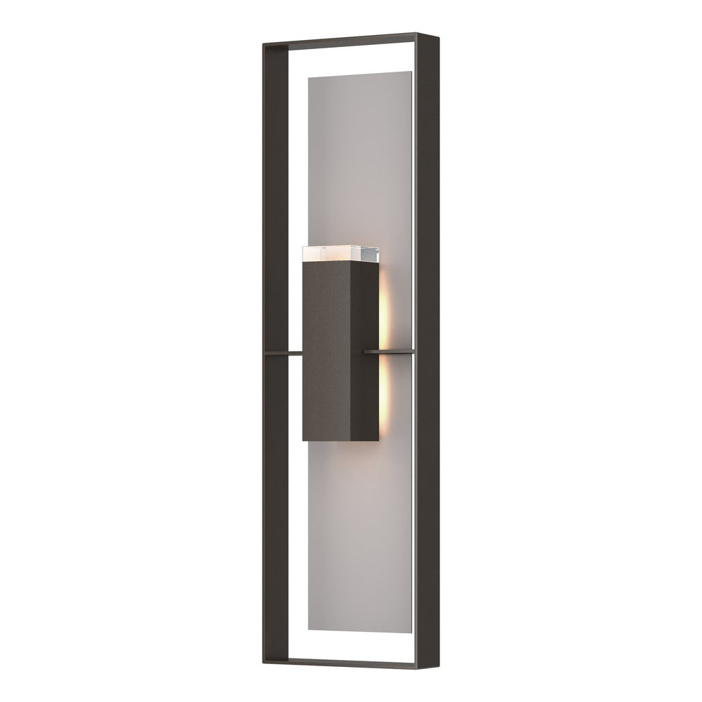 Hubbardton Forge - Two Light Outdoor Wall Sconce - Shadow Box - Coastal Oil Rubbed Bronze- Union Lighting Luminaires Decor