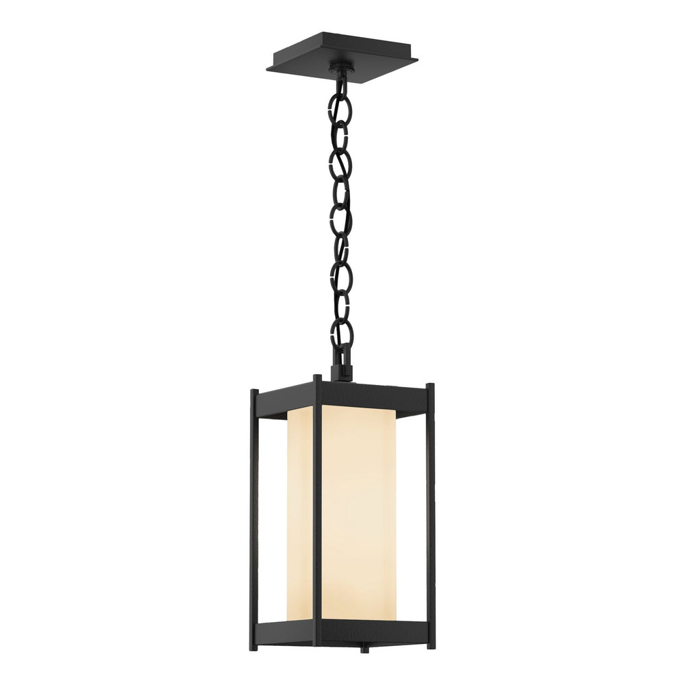 Hubbardton Forge - One Light Outdoor Lantern - Cela - Coastal Black- Union Lighting Luminaires Decor