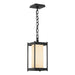 Hubbardton Forge - One Light Outdoor Lantern - Cela - Coastal Black- Union Lighting Luminaires Decor