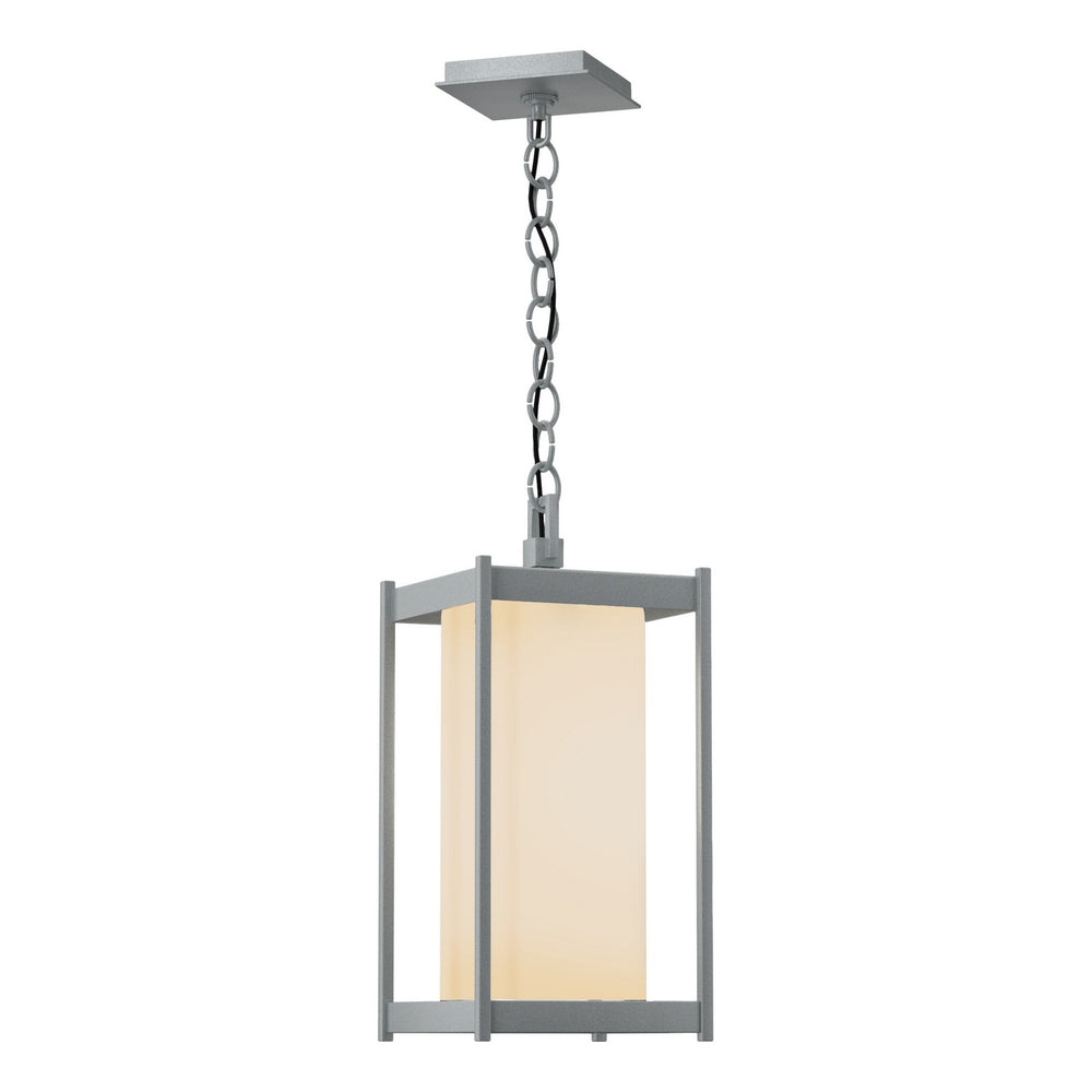 Hubbardton Forge - One Light Outdoor Lantern - Cela - Coastal Burnished Steel- Union Lighting Luminaires Decor