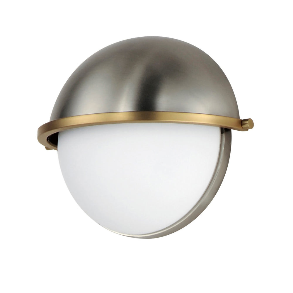 Maxim - One Light Wall Sconce - Duke - Satin Nickel / Satin Brass- Union Lighting Luminaires Decor