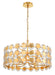 Eurofase Canada - PERRENE-CHD-6LT-23IN-GD-CL - PERRENE - Gold- Union Lighting Luminaires Decor