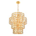 Eurofase Canada - PERRENE-CHD-24LT-45IN-GD-CL - PERRENE - Gold- Union Lighting Luminaires Decor