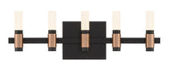 Eurofase Canada - ALBANY-VAN-5LT-BRBM-WH - ALBANY - Brass-Black- Union Lighting Luminaires Decor