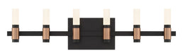 Eurofase Canada - ALBANY-VAN-6LT-BRBM-WH - ALBANY - Brass-Black- Union Lighting Luminaires Decor