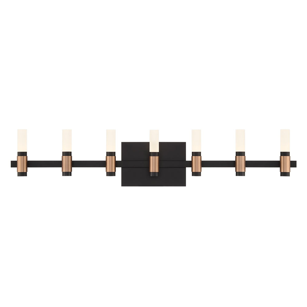 Eurofase Canada - ALBANY-VAN-6LT-BRBM-WH - ALBANY - Brass-Black- Union Lighting Luminaires Decor
