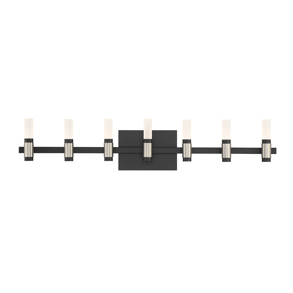 Eurofase Canada - ALBANY-VAN-7LT-SBM-WH - ALBANY - Silver-Black- Union Lighting Luminaires Decor