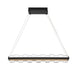 Eurofase Canada - BRUCO-CHD-35IN-BK-CL - BRUCO - Black- Union Lighting Luminaires Decor