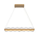 Eurofase Canada - BRUCO-CHD-35IN-GD-CL - BRUCO - Gold- Union Lighting Luminaires Decor