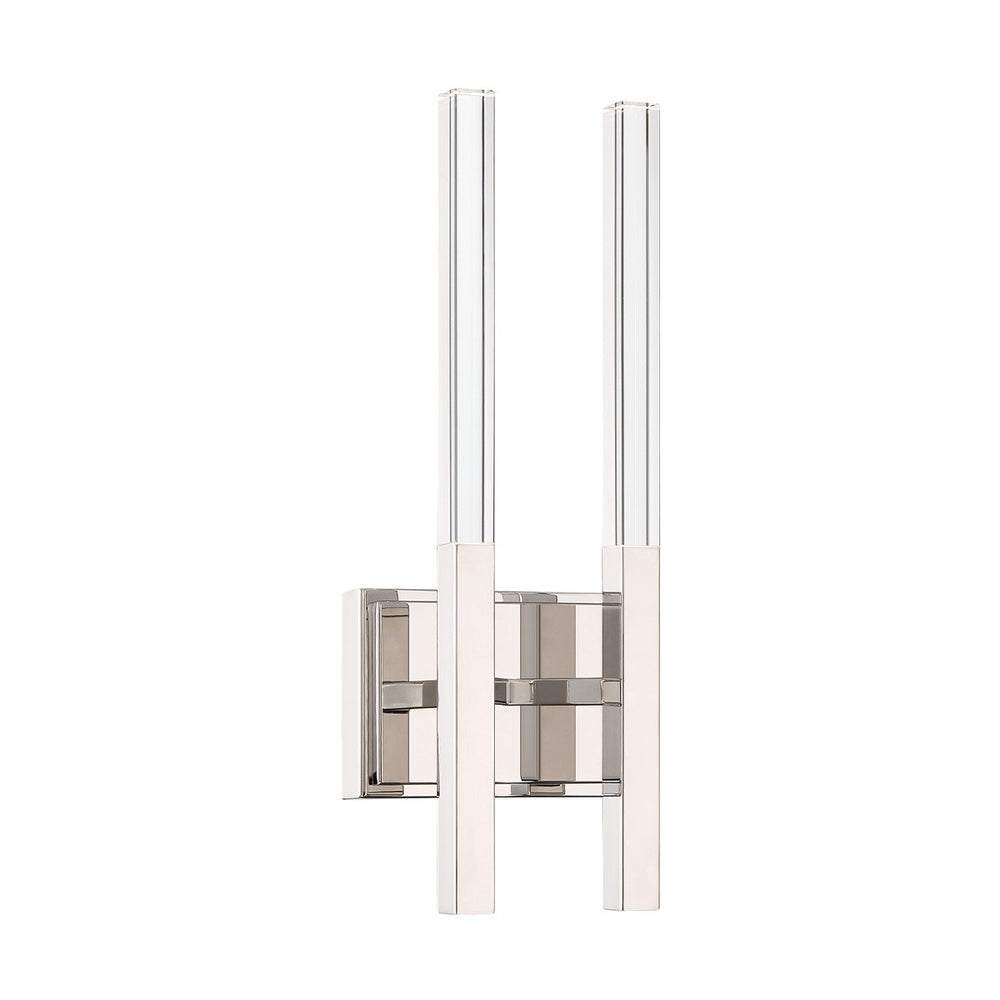 Eurofase Canada - BENICIO-WSC-2LT-18IN-PN-CL - BENICIO - Polished Nickel- Union Lighting Luminaires Decor