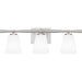 Quoizel - Three Light Bath - Brindley - Brushed Nickel- Union Lighting Luminaires Decor