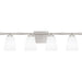 Quoizel - Four Light Bath - Brindley - Brushed Nickel- Union Lighting Luminaires Decor