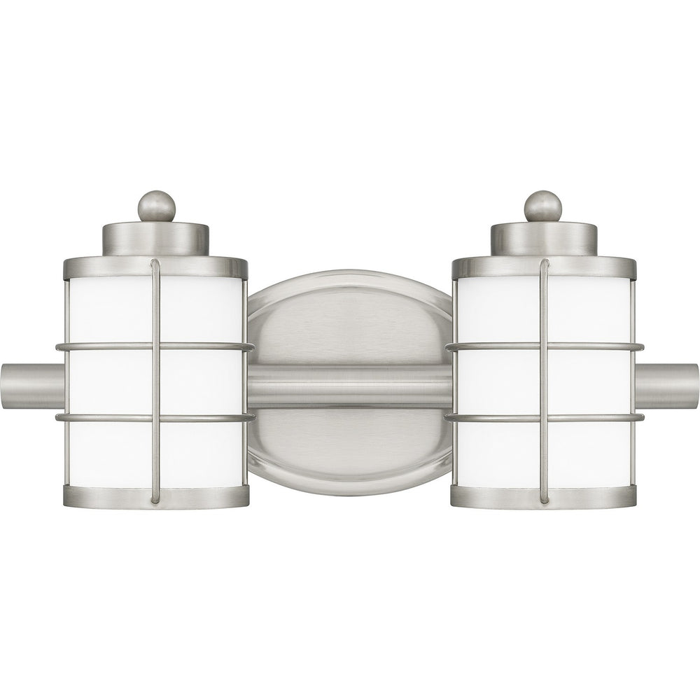 Quoizel - Two Light Bath - Hazlett - Brushed Nickel- Union Lighting Luminaires Decor