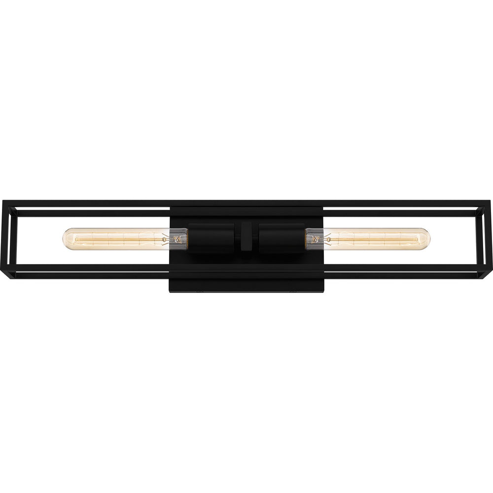 Quoizel - Two Light Bath - Leighton - Matte Black- Union Lighting Luminaires Decor