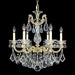 Schonbek - Six Light Chandelier - La Scala - Antique Silver- Union Lighting Luminaires Decor