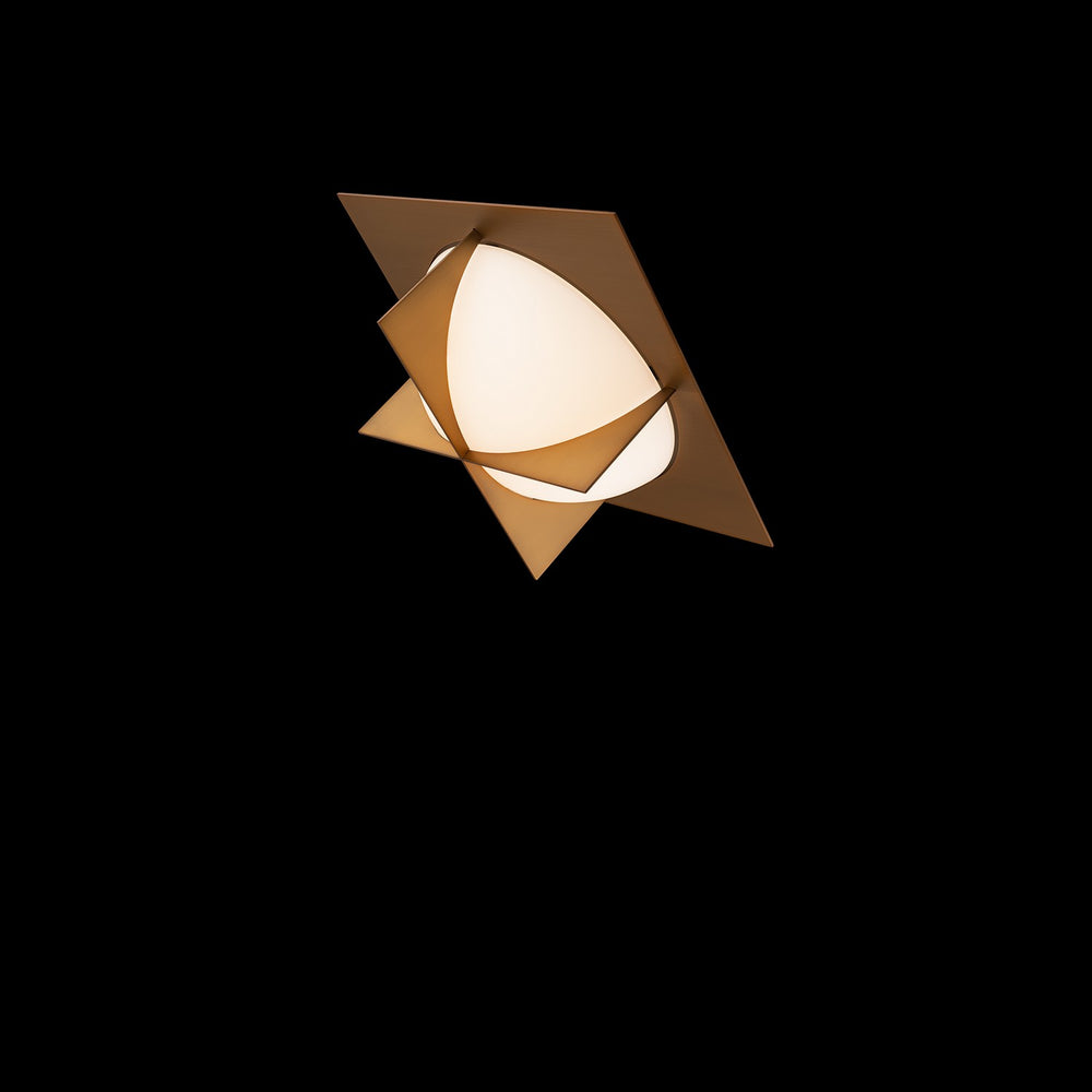 Modern Forms Canada - LED Flush Mount - Echelon - Aged Brass- Union Lighting Luminaires Decor