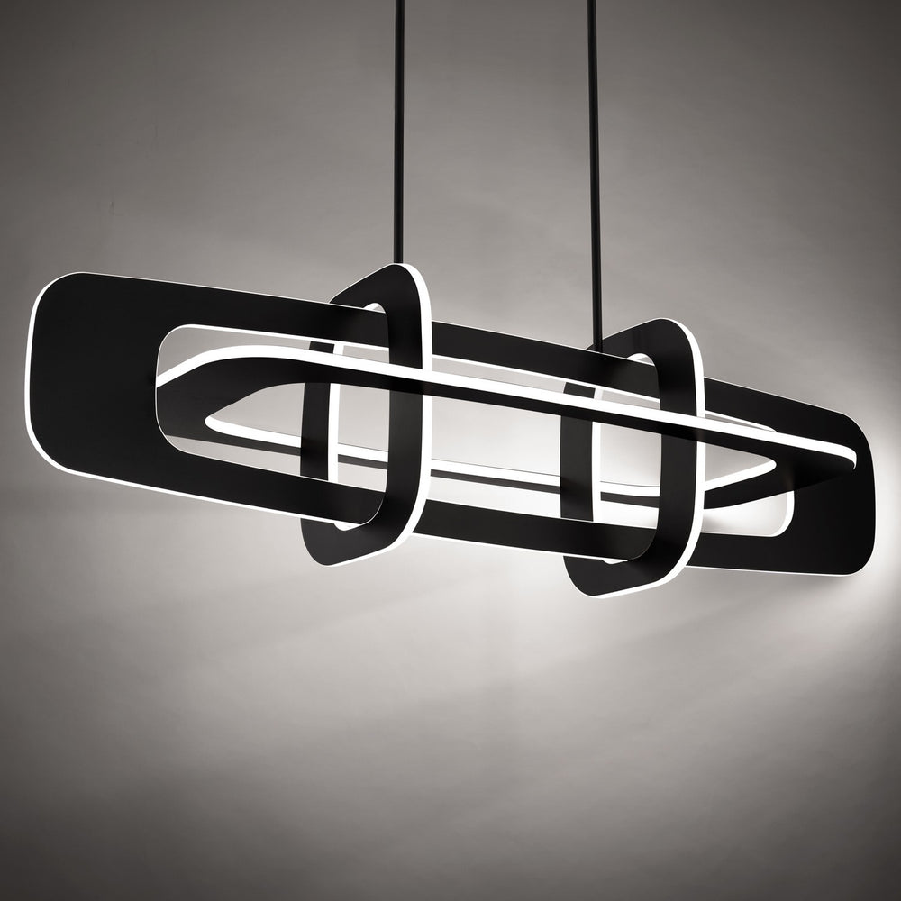 Modern Forms Canada - LED Linear Pendant - Vesta - Black- Union Lighting Luminaires Decor