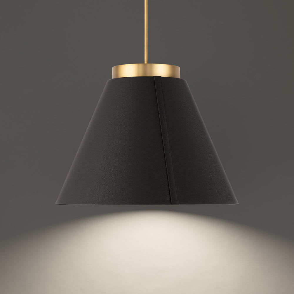 Modern Forms Canada - LED Pendant - Bentley - Black & Aged Brass- Union Lighting Luminaires Decor