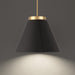 Modern Forms Canada - LED Pendant - Bentley - Black & Aged Brass- Union Lighting Luminaires Decor