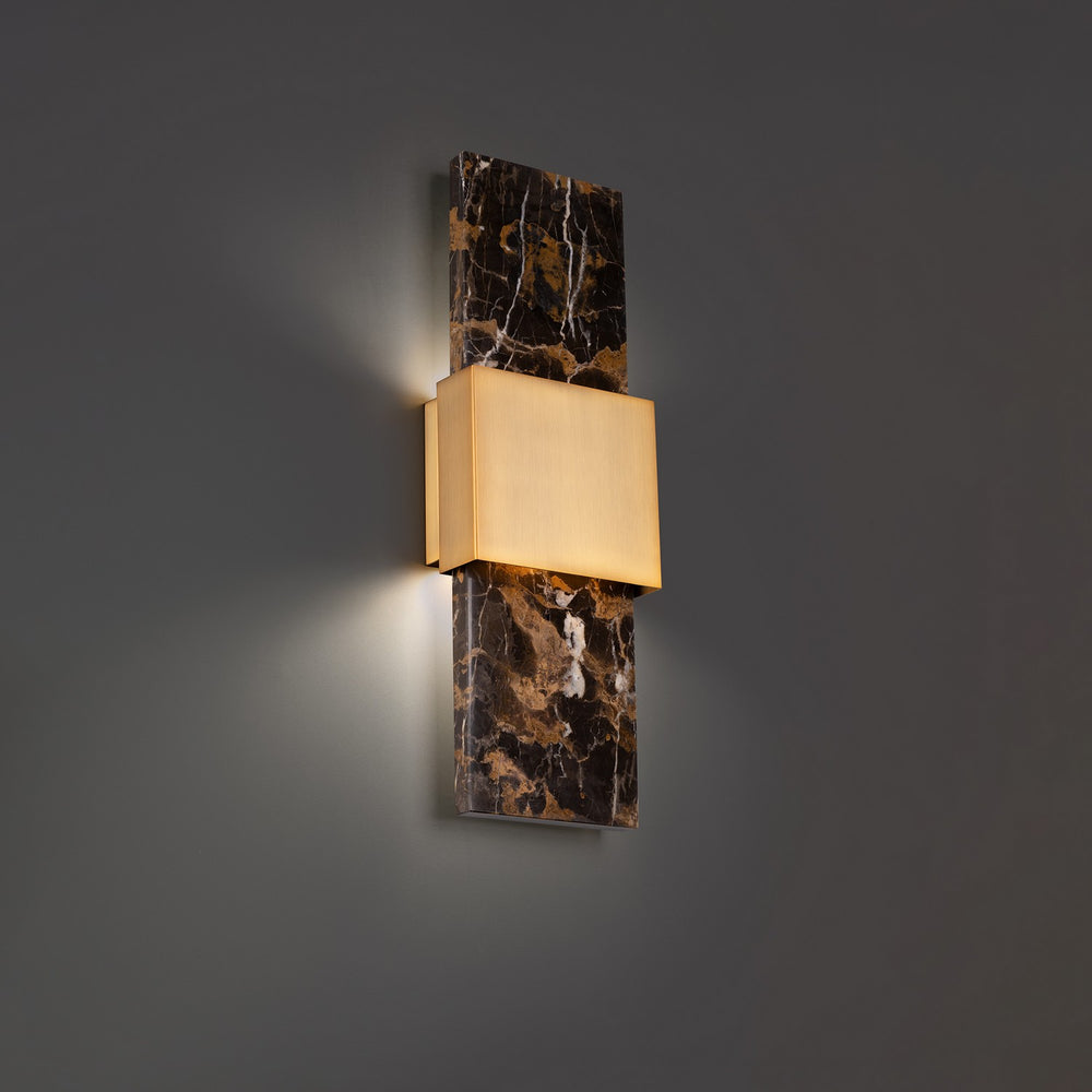 Modern Forms Canada - LED Wall Sconce - Mercer - Black & Aged Brass- Union Lighting Luminaires Decor