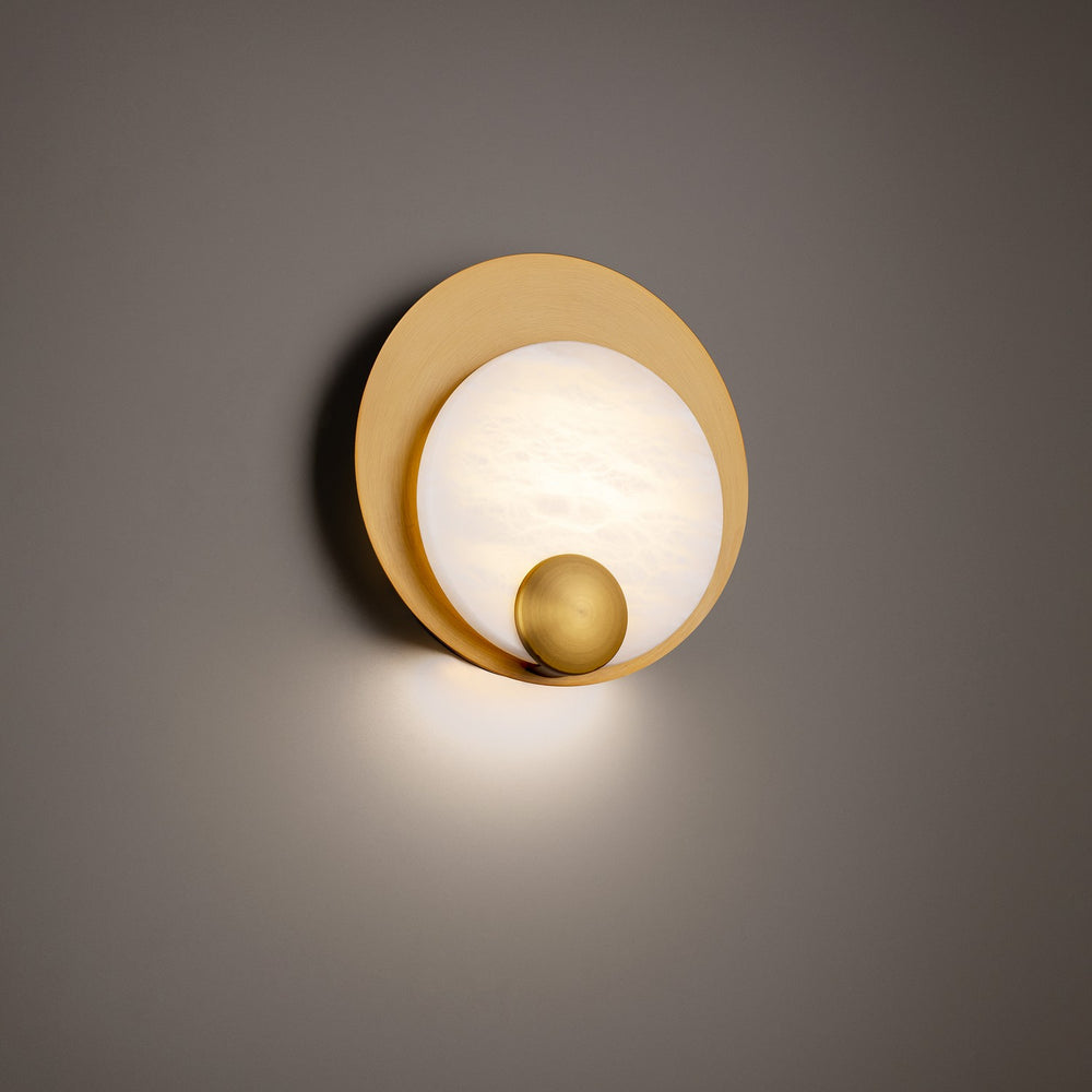 Modern Forms Canada - LED Wall Sconce - Rowlings - Aged Brass- Union Lighting Luminaires Decor