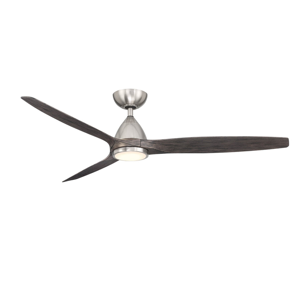 Modern Forms Fans Canada - 62" Ceiling Fan - Skylark - Brushed Nickel/Ebony- Union Lighting Luminaires Decor