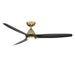 Modern Forms Fans Canada - 62" Ceiling Fan - Skylark - Soft Brass/Matte Black- Union Lighting Luminaires Decor