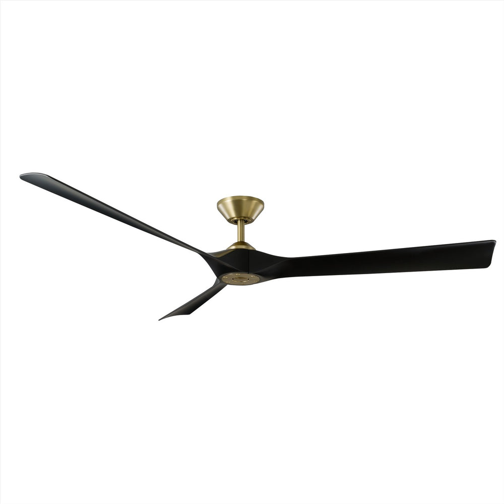 Modern Forms Fans Canada - 70" Ceiling Fan - Torque - Soft Brass/Matte Black- Union Lighting Luminaires Decor