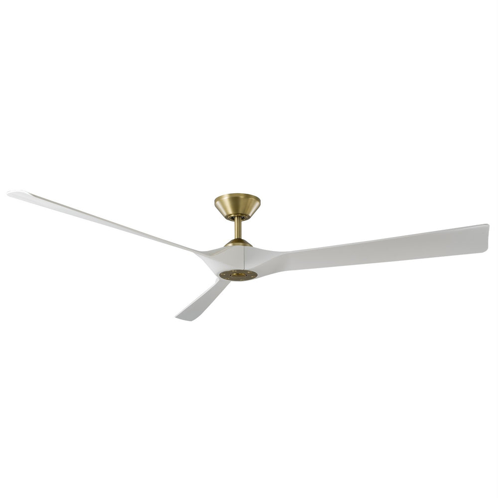 Modern Forms Fans Canada - 70" Ceiling Fan - Torque - Soft Brass/Matte White- Union Lighting Luminaires Decor