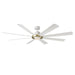 Modern Forms Fans Canada - 72" Ceiling Fan - Aura - Soft Brass/Matte White- Union Lighting Luminaires Decor