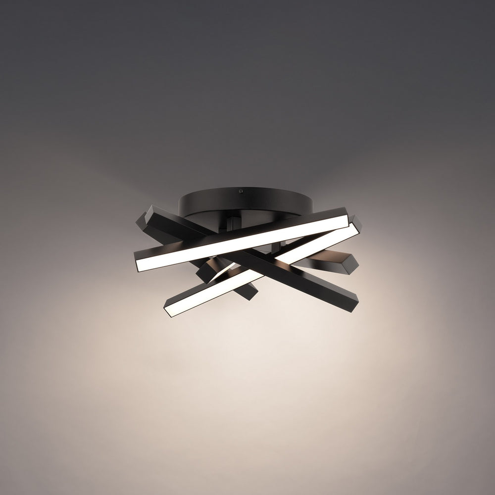 W.A.C. Canada - LED Flush Mount - Parallax - Black- Union Lighting Luminaires Decor