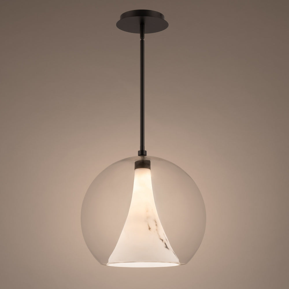 W.A.C. Canada - LED Pendant - Chantilly - Black- Union Lighting Luminaires Decor