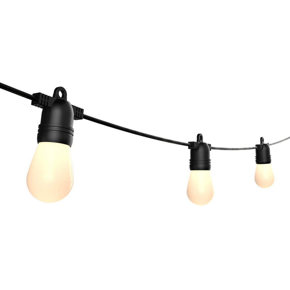 Dals - 15 Light Outdoor String Light - Orion - Black- Union Lighting Luminaires Decor