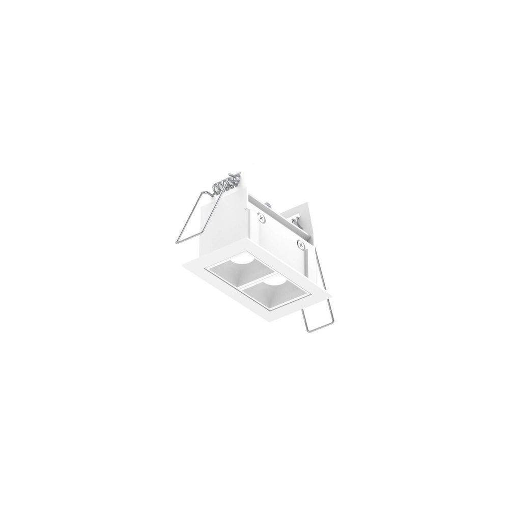Dals - Recessed Downlight with 2 Spot Lights - Pinpoint - White- Union Lighting Luminaires Decor