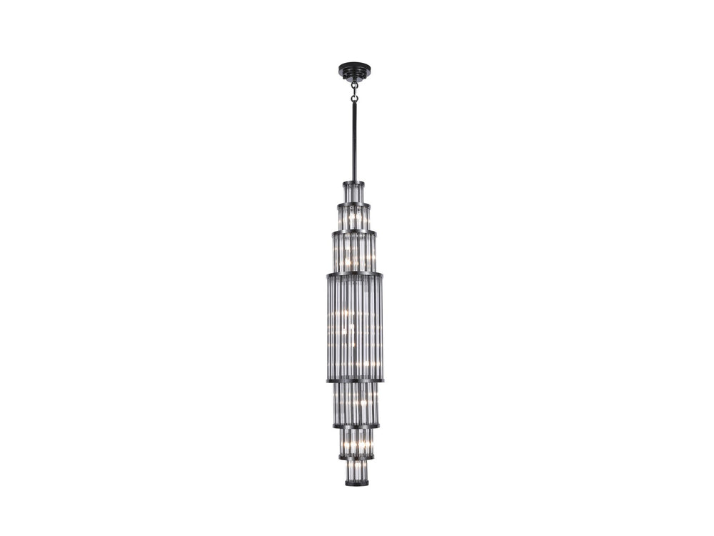 Avenue Lighting - LED Pendant - Waldorf - Polished Gunmetal- Union Lighting Luminaires Decor