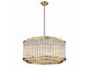 Avenue Lighting - 12 Light Chandelier - Waldorf - Aged Brass- Union Lighting Luminaires Decor