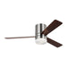 "Generation Lighting Canada. - 52"Ceiling Fan - Era - Brushed Steel- Union Lighting Luminaires Decor"