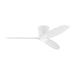 "Generation Lighting Canada. - 52"Ceiling Fan - Titus - Matte White- Union Lighting Luminaires Decor"