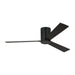 Visual Comfort Fan Canada - 52" Ceiling Fan - Rozzen - Midnight Black- Union Lighting Luminaires Decor