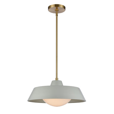 ELK Home - One Light Pendant - Gilman - Satin Brass- Union Lighting Luminaires Decor