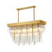 Bethel International Canada - 14 Light Chandelier - Satin Brass- Union Lighting Luminaires Decor