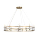 Kichler Canada - Ten Light Chandelier - Rosalind - Brushed Natural Brass- Union Lighting Luminaires Decor
