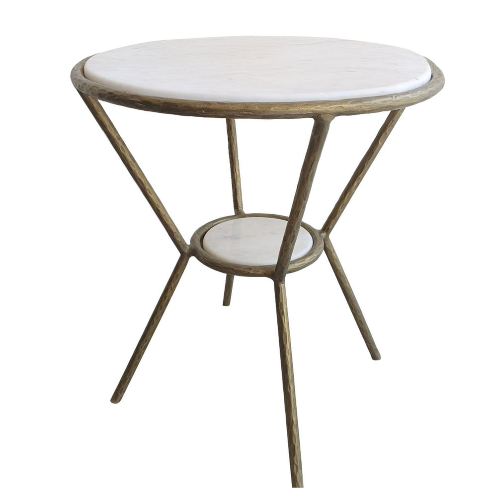 Uttermost - Side Table - Refuge - Antique Gold- Union Lighting Luminaires Decor