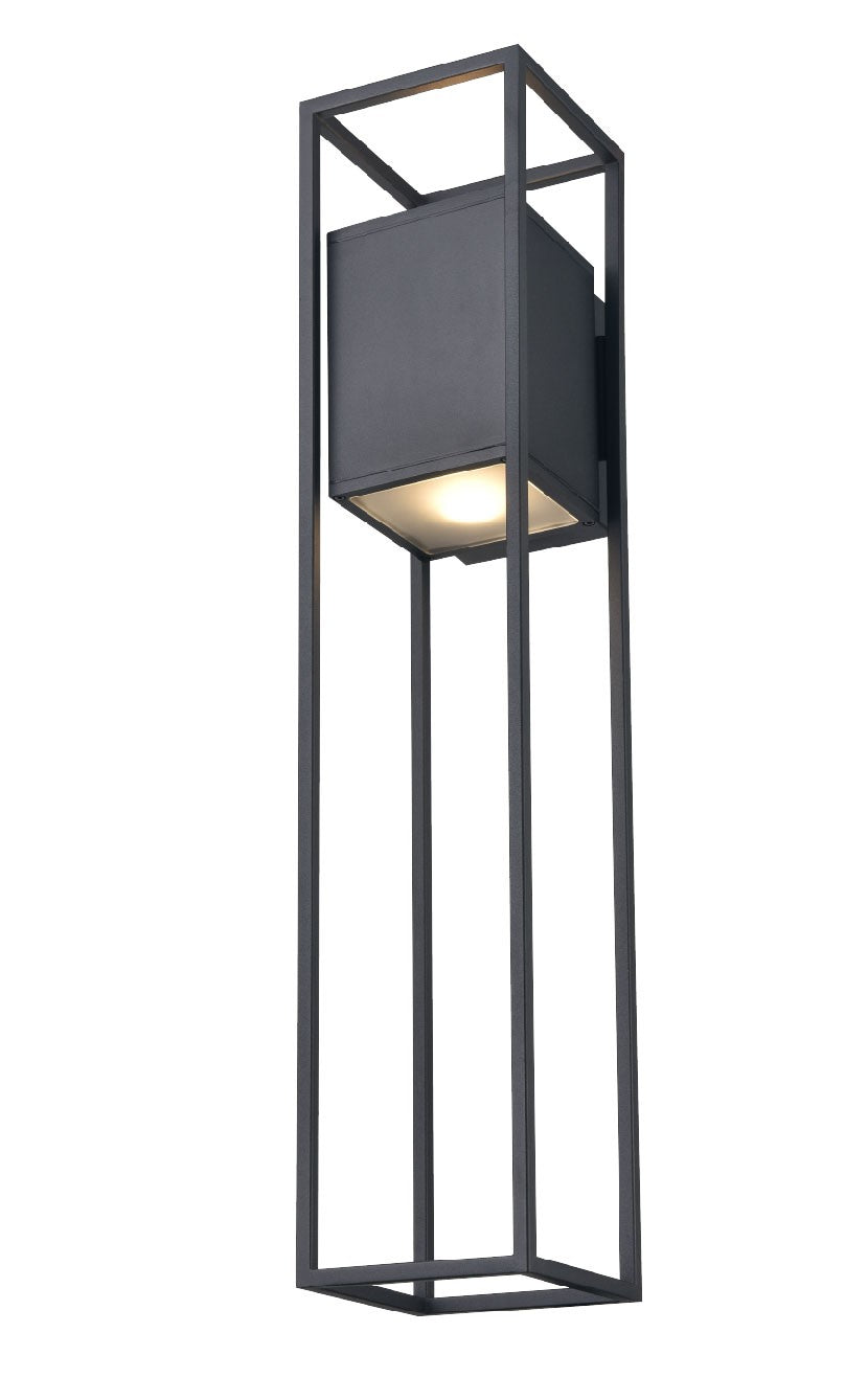 DVI Canada - Two Light Wall Sconce - Starline - Black w/Half Opal Glass- Union Lighting Luminaires Decor