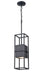 DVI Canada - One Light Pendant - Starline - Black w/Half Opal Glass- Union Lighting Luminaires Decor